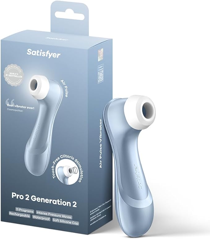 Satisfyer Pro 2 Vibrator Sex Toy | Adult Toys for Women | Suction and Clitoral Stimulation Vibrator | Vibrating Sexual Pleasure Device | Stimulation Vibrators | Female Wellness Tools | Woman Sextoy