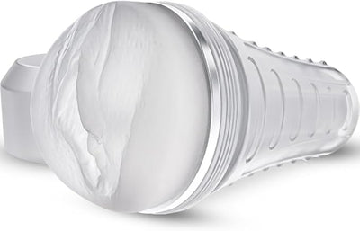 Male Masturbator Realistic Pocket Pussy Vagina Textured with 7.5in Depth Soft and Fleshy Texture,Penis Training Masturbators Sex Machine Toy for Men (Transparent)