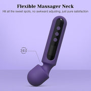 Tracy's Dog Wand Vibrator Kits, Couple Adult Sex Toys with 3 Attachments for Clit, G Spot, Glans, Clitoral Stimulator Vibrating Dildo with LCD Display, 10 Patterns 4 Speeds Massage Kits
