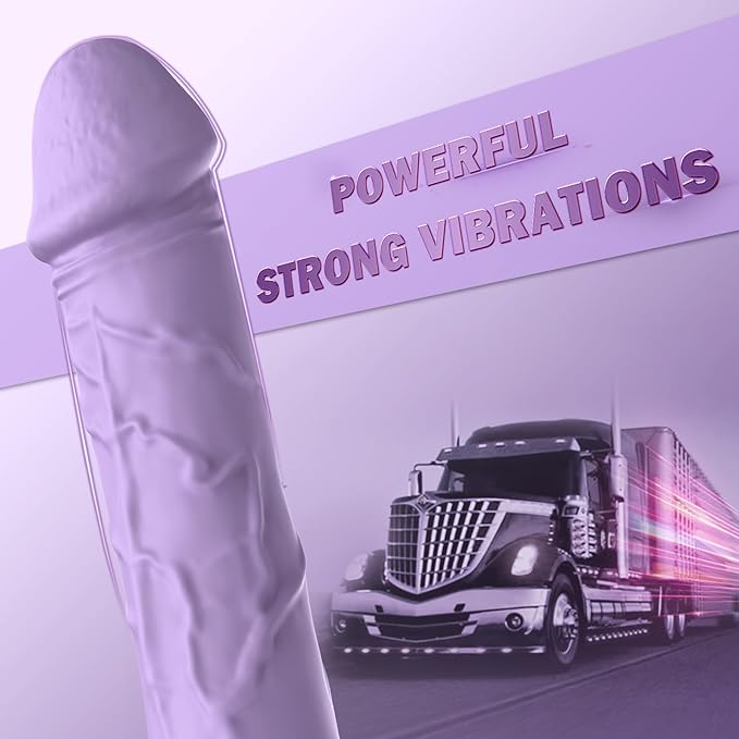 BGGOOD 7.1 Inch Realistic Silicone Dildos - Clitoris G Spot Dildo Vibrator Wand with 10 Vibrates, Sexual Toy Female Adult Sex Toys for Women Couples Pleasure