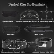 Bondage Restraints for Adult Toys, 12 Pcs Bondage Gear and Accessories Sex Toys for Women and Couples