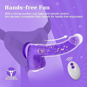 Tracy’s Dog Thrusting Dildo Vibrator - 9.25" Heating Realistic G-Spot Vibrator for Women Couples, Remote-Controlled Adult Sex Toy with 3 Thrusting Speeds, 10 Vibration Modes & Suction Cup Base