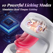 Male Masturbator Male Sex Toys - Sex Toy for Men with 10 Thrusting & 10 Real Tongue Licking Modes Blowjob Sex Machine Stroker for Training, Sex Toys Increase Endurance for Men Pleasure