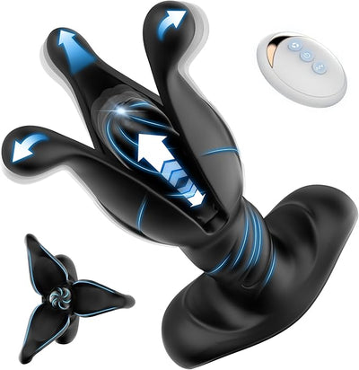 Prostate Massager Anal Toys, BEISAR Male Sex Toys for Men Sex Toy Anal Plug Adult Toys with 9 Tension Shock Flapping Thrusting Vibrating Butt Plug Anal Dildo New