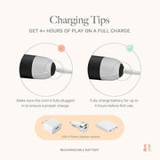 Ava Vibrator for Women – 4 Hour Battery Life | Water Resistant Body Safe Silicone | Clitoral Vibrators Sex Toy with 20 Patterns & 8 Speeds – Clit Stimulator Adult Sex Toys – Discreet Gift