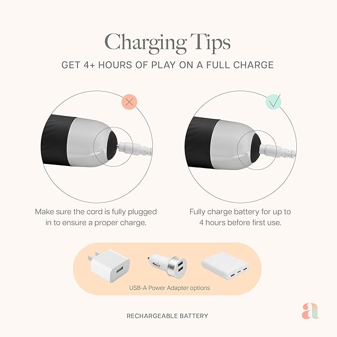 Ava Vibrator for Women – 4 Hour Battery Life | Water Resistant Body Safe Silicone | Clitoral Vibrators Sex Toy with 20 Patterns & 8 Speeds – Clit Stimulator Adult Sex Toys – Discreet Gift