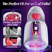 Male Masturbator Male Sex Toys - Sex Toy for Men with 10 Thrusting & 10 Real Tongue Licking Modes Blowjob Sex Machine Stroker for Training, Sex Toys Increase Endurance for Men Pleasure