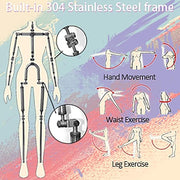 Realistic Sex Doll for Men with E-Cup Soft Jelly Breasts and 3D Tunnels, Full Size Sex Doll, Silicone Life Size Sex Love Dolls Full Body Female Torso Adult Sex Toy for Men