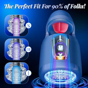 Male Masturbator Male Sex Toys - Sex Toy for Men with 10 Thrusting & 10 Real Tongue Licking Modes Blowjob Sex Machine Stroker for Training, Sex Toys Increase Endurance for Men Pleasure