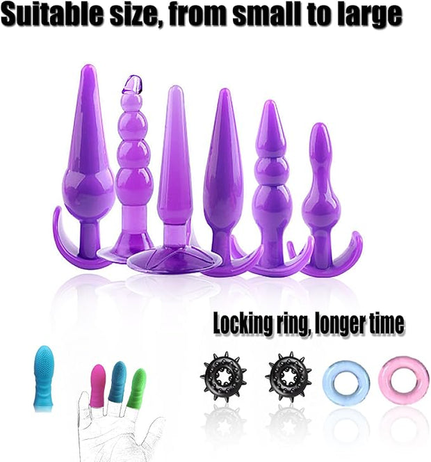 Sex Toys BDSM Restraints Anal Plug Toys, 35Pcs Kit Bondage Gear and Accessories, Sex Toy Set Sex Kits Sexual Pleasure Tools for Women and Men