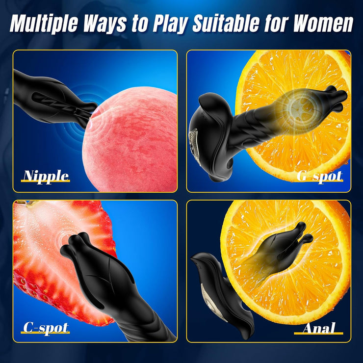 Prostate Massager Anal Toys, BEISAR Male Sex Toys for Men Sex Toy Anal Plug Adult Toys with 9 Tension Shock Flapping Thrusting Vibrating Butt Plug Anal Dildo New