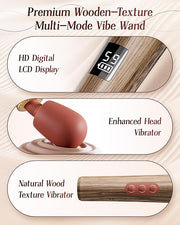 Sex Toys Vibrator Wand Dildo - Sex Toy for Women Clitoral G Spot Stimulation, Allovü Erotic Massager with 9 Powerful Vibrations, USB Rechargeable Waterproof for Female Couples Sex Furniture Bedding