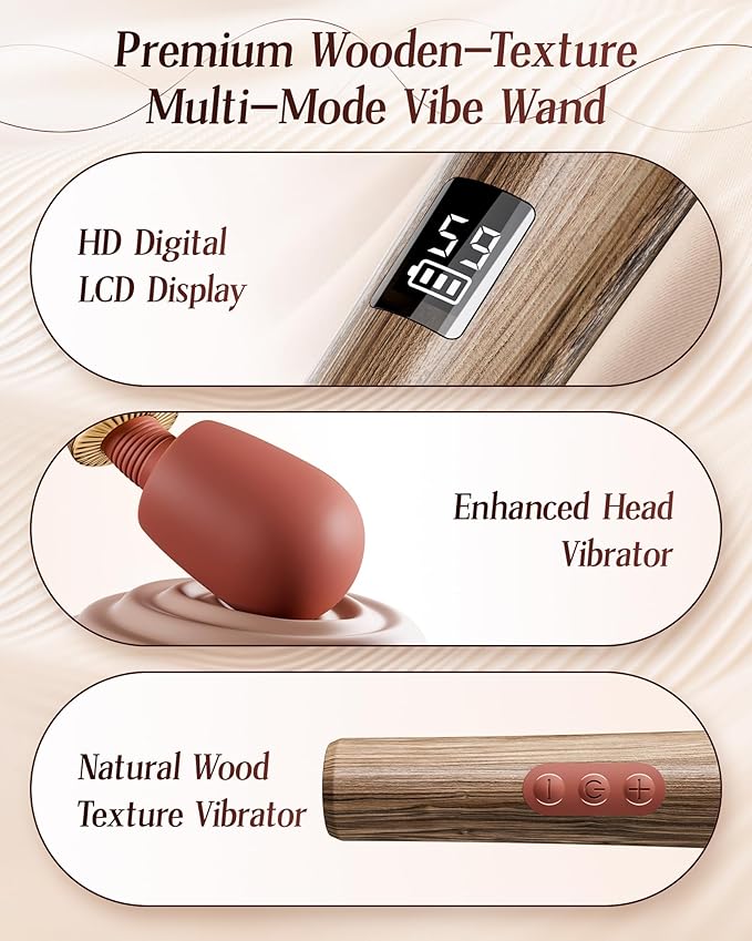 Sex Toys Vibrator Wand Dildo - Sex Toy for Women Clitoral G Spot Stimulation, Allovü Erotic Massager with 9 Powerful Vibrations, USB Rechargeable Waterproof for Female Couples Sex Furniture Bedding