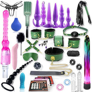 Sex Toys BDSM Restraints Anal Plug Toys, 35Pcs Kit Bondage Gear and Accessories, Sex Toy Set Sex Kits Sexual Pleasure Tools for Women and Men
