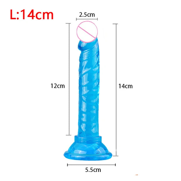Realistic Crystal Jelly Dildos