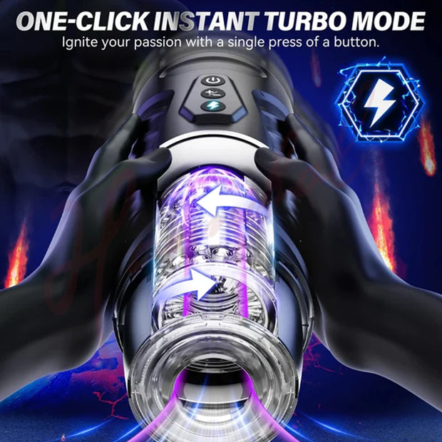 7 Thrusting Rotating Modes Masturbator