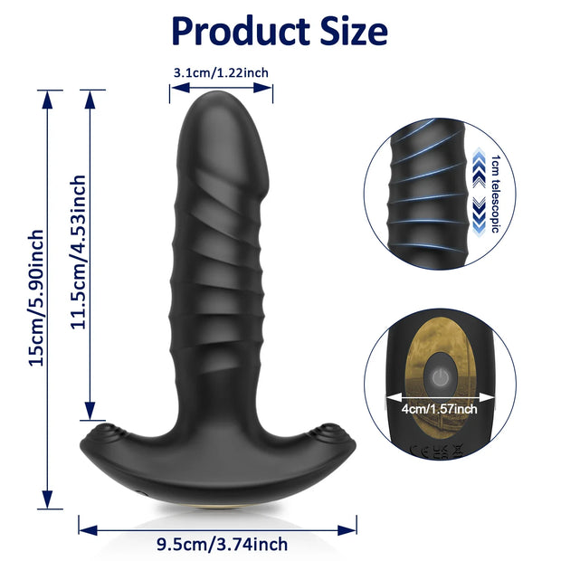 APP Thrusting Anal Vibrator