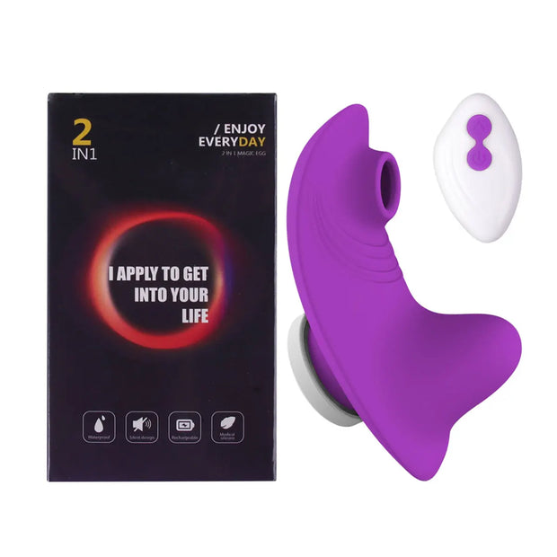 Remote Control Sucking Vibrator For Panties