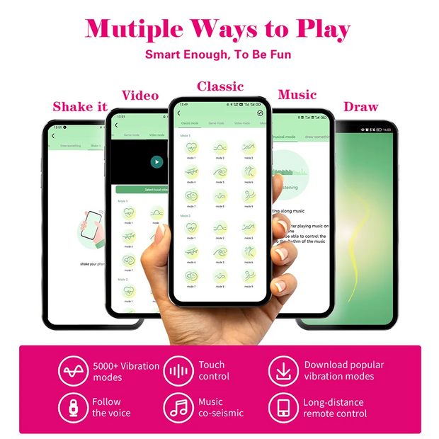 Wireless Bluetooth APP Vibrator