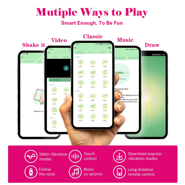 Wireless Bluetooth APP Vibrator