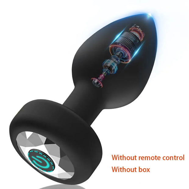APP Remote Control Anal Plug Prostate Vibrator