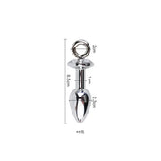 Traction Rope & Metal Anal Plug Set