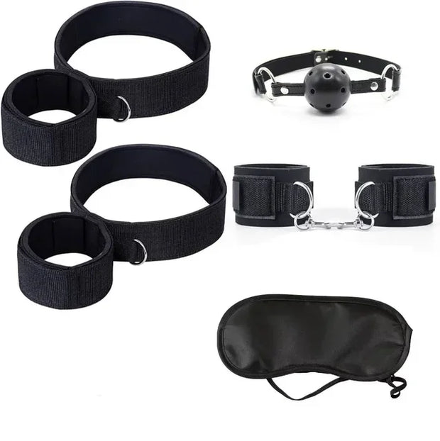 Couples Bed Restraint Bondage Kit