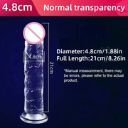 Transparent Jelly Penis Suction Cup Dildo