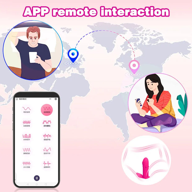 Wireless Bluetooth Panties Wearable Vibrator