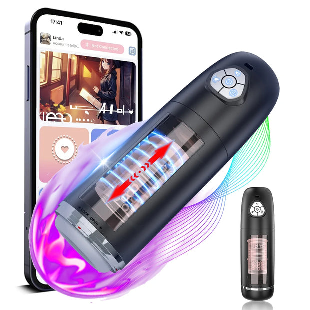Automatic Telescopic Rotating Masturbator