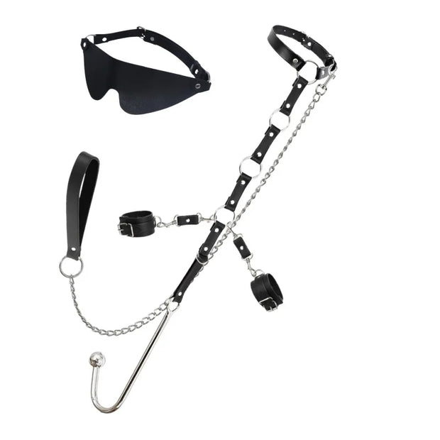 Complete Anal Plug Hook Bondage Kit
