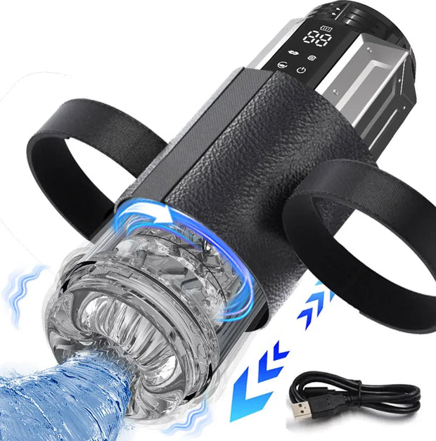 Telescopic Rotation Masturbator Cup
