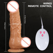 Remote Control Rotation Realistic Dildo