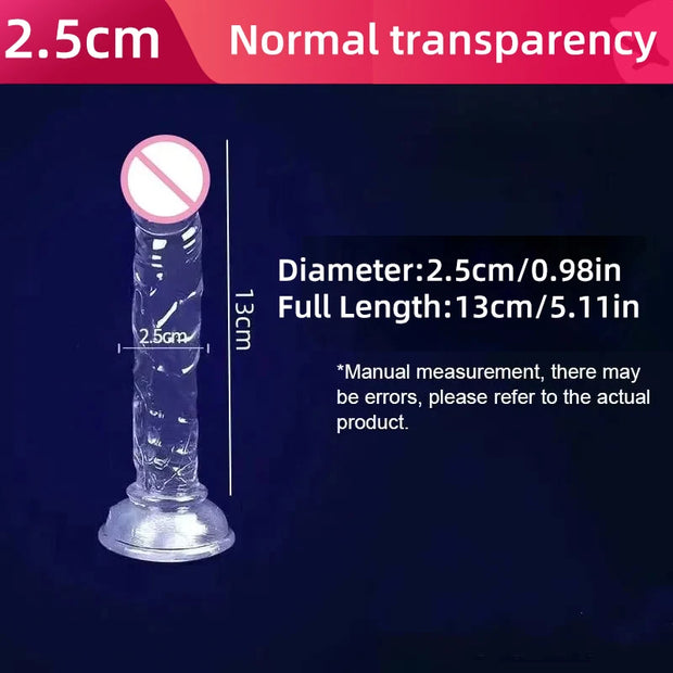 Transparent Jelly Penis Suction Cup Dildo