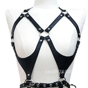 Adult Leather Bondage Bra