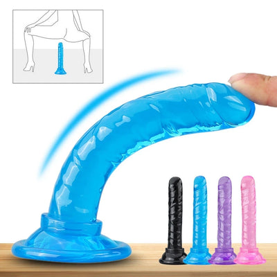 Realistic Crystal Jelly Dildos