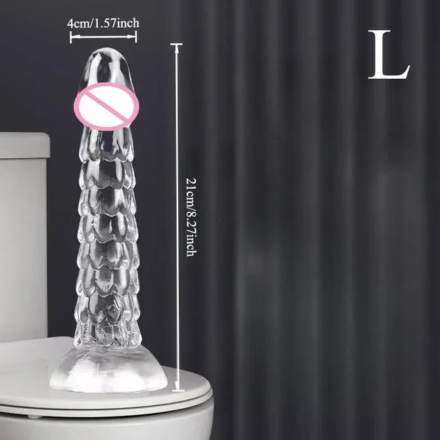 23cm Dragon Suction Dildo