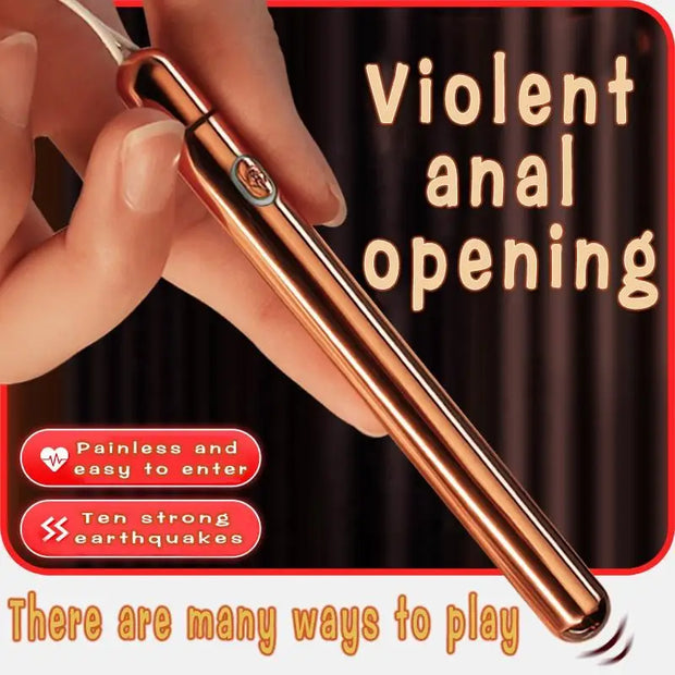 10 Speeds Slim Anal Vibrator