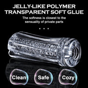 Transparent Soft Vagina Pocket Masturbator