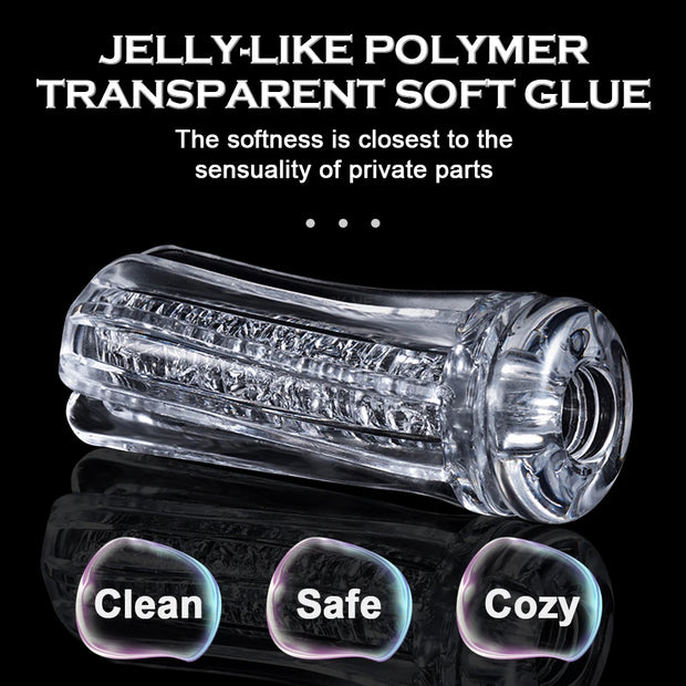 Transparent Soft Vagina Pocket Masturbator