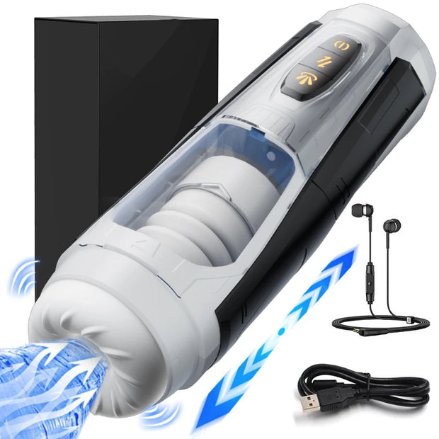 Telescopic Rotation Masturbator Cup