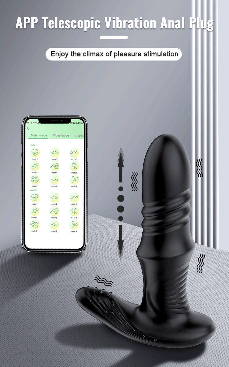 APP Bluetooth Vibrating Anal Plug