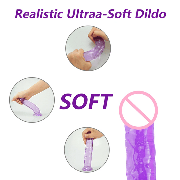 Realistic Crystal Jelly Dildos