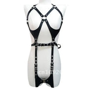Adult Leather Bondage Bra