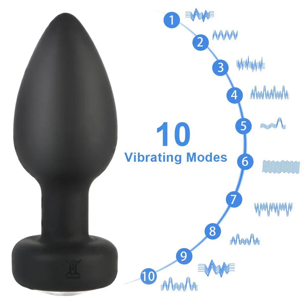 APP Remote Control Anal Plug Prostate Vibrator