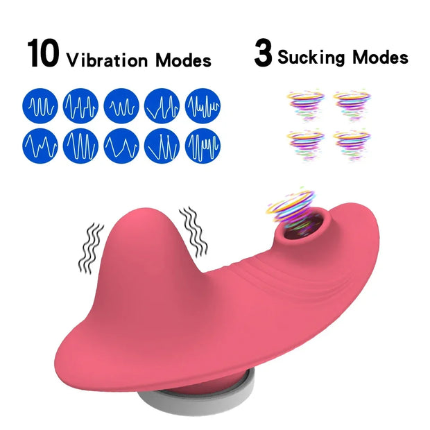 Remote Control Sucking Vibrator For Panties