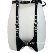 Adult Leather Bondage Bra