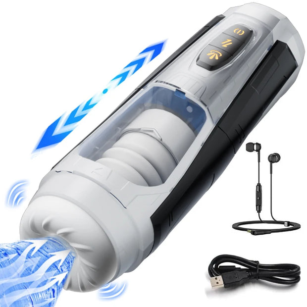 Telescopic Rotation Masturbator Cup