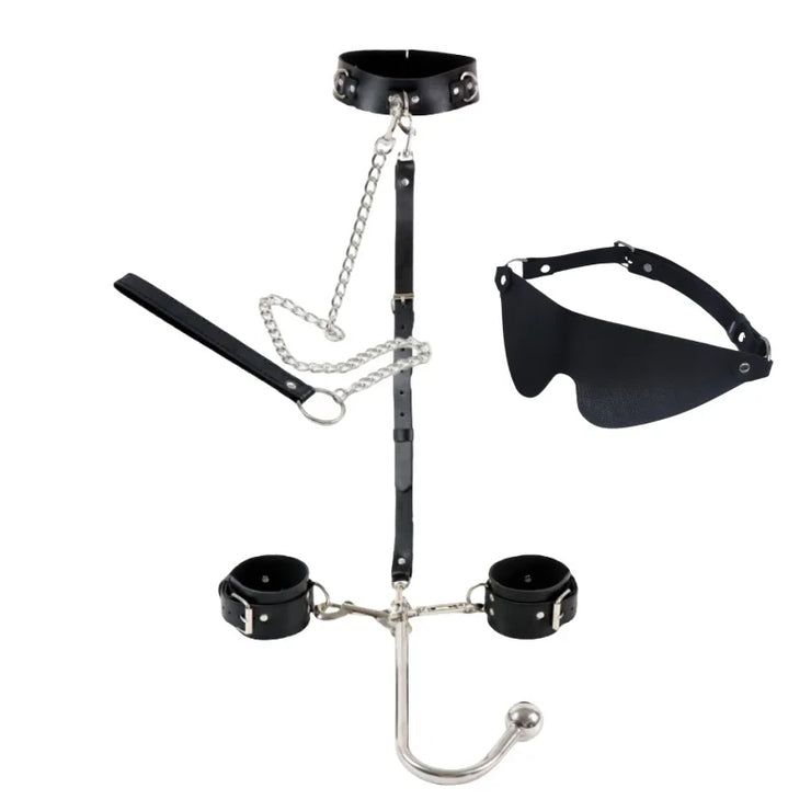 Complete Anal Plug Hook Bondage Kit
