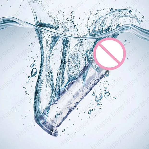 Transparent Jelly Penis Suction Cup Dildo